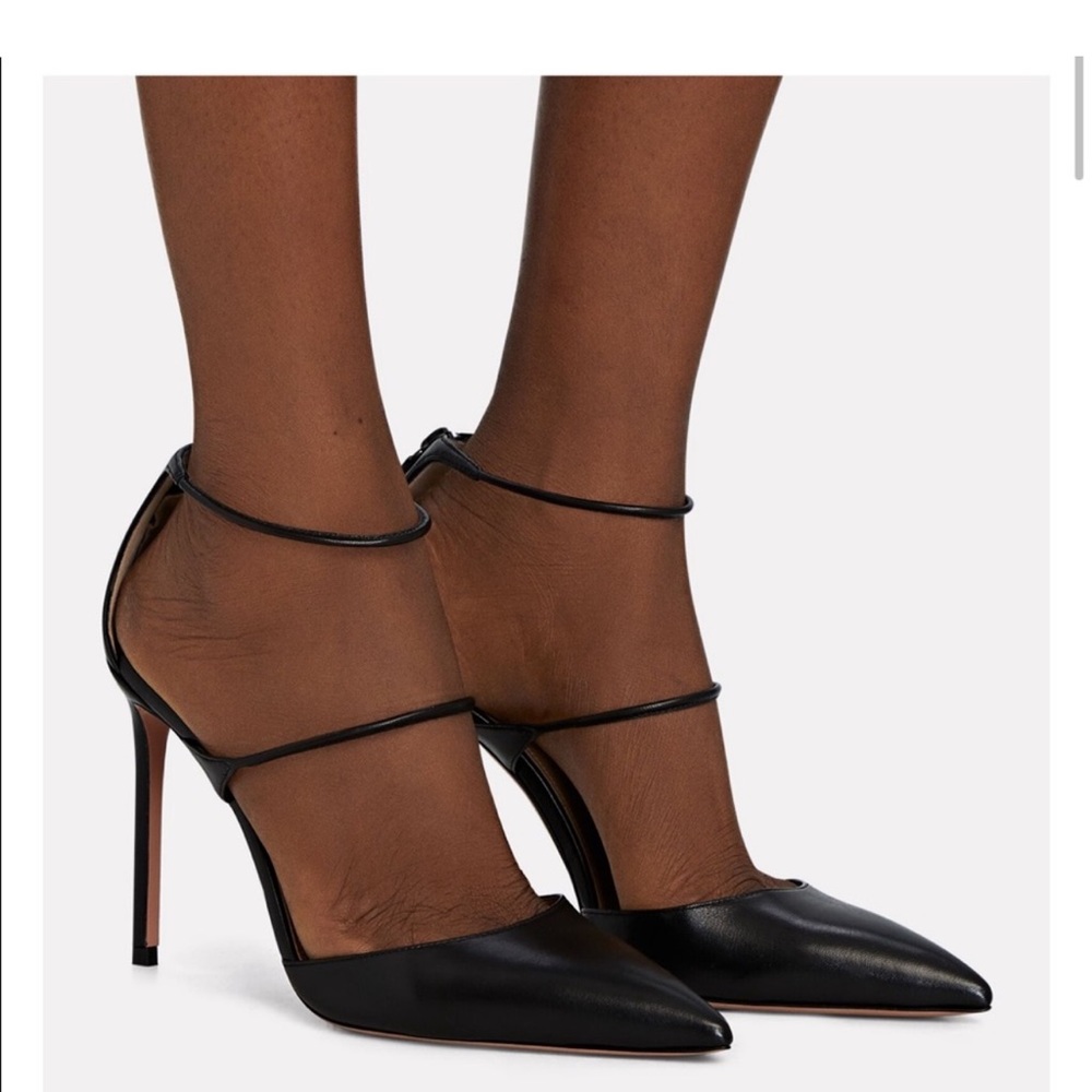 Aquazzura Minute Pump 105 Black Heels
